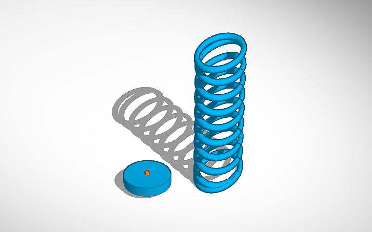 3D design Copy of Spring - Tinkercad