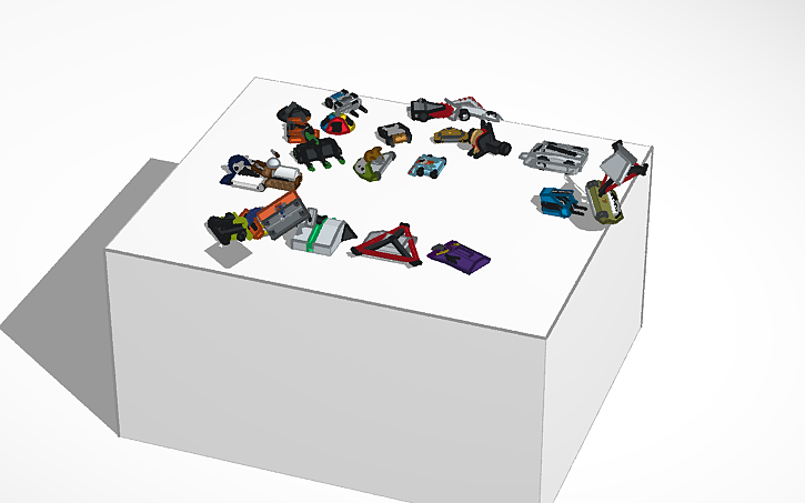 3D design Bots on a box - Tinkercad