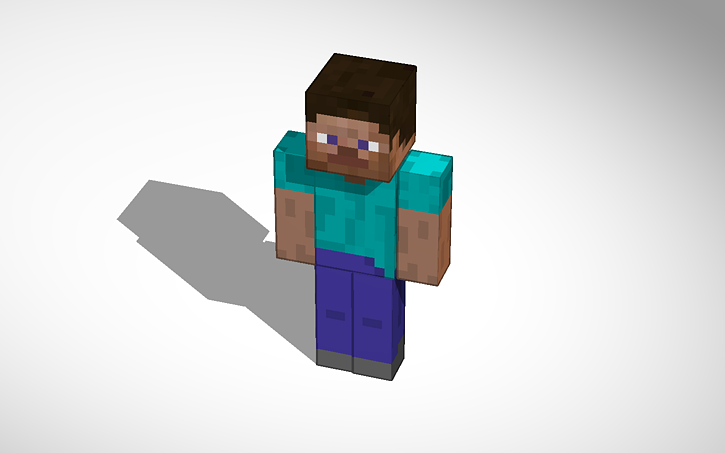 3D design Steve From Minecraft - Tinkercad