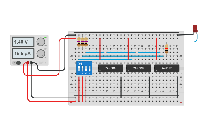74hc32 Connection Arduino Circuit design 74HC08, 74HC32, 74HC04 - Tinkercad