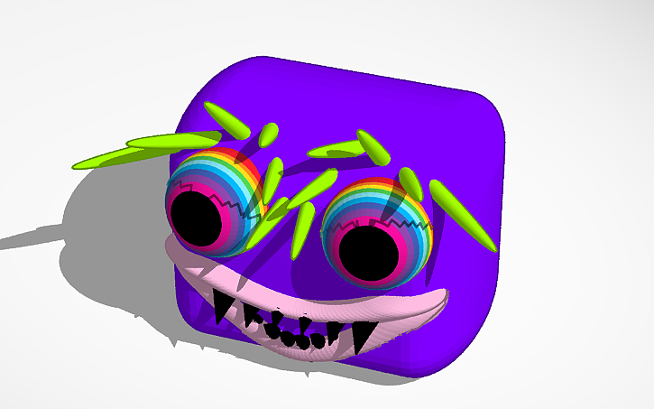 3D design Creepy face thing - Tinkercad