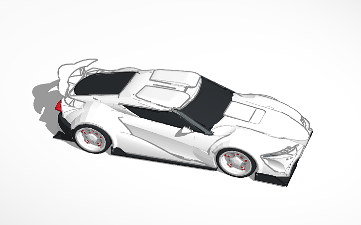 3D design 2020 TOYOTA SUPRA - Tinkercad