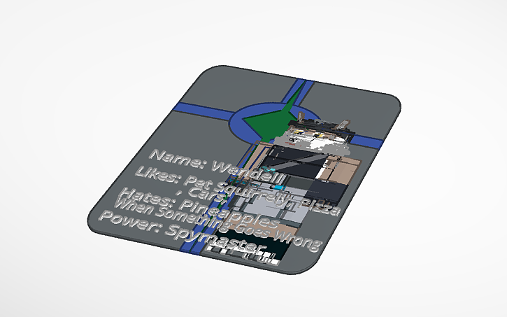 3D design My Other Card - Tinkercad