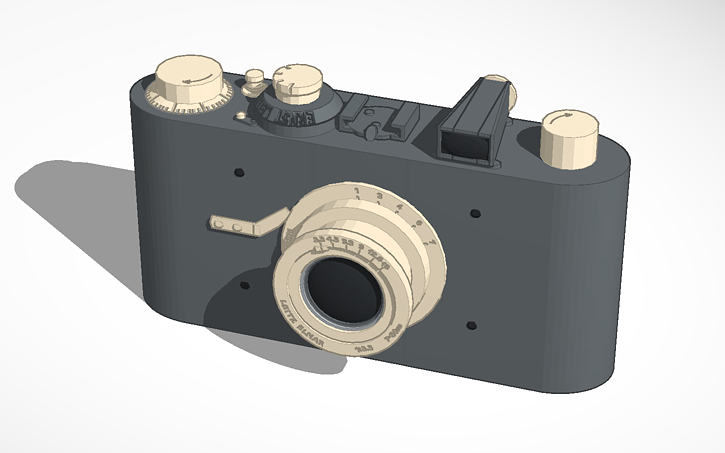 3D design Leica Camera - Tinkercad