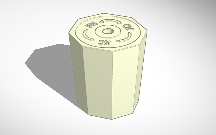 3D design radiator valve / válvula de radiador - Tinkercad