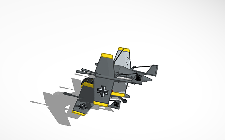 3D design ME T-978 standard fighter - Tinkercad