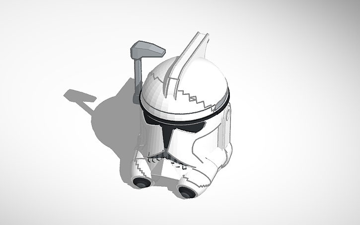 3D design Arc Trooper Helmet - Tinkercad