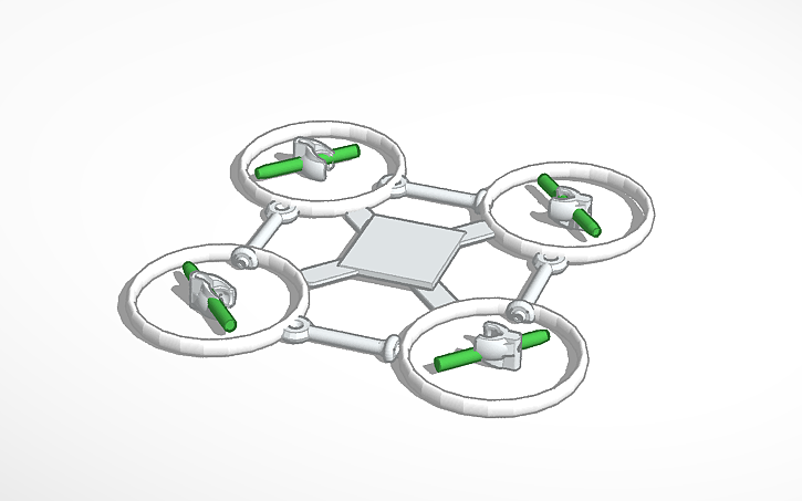 3D design drone - Tinkercad