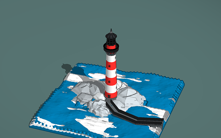 3D design Lighthouse - Tinkercad