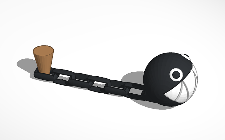 3D design chain chomp - Tinkercad