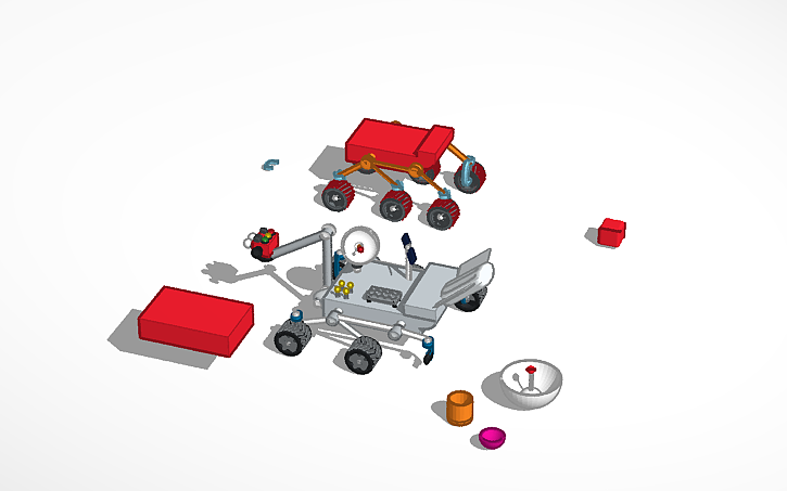 3D design Rover1 - Tinkercad