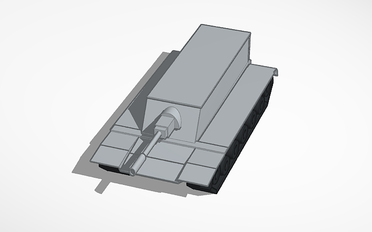3D design tank - Tinkercad
