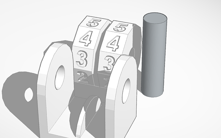 3D design 100 Counter - Tinkercad