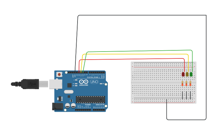 Circuit design exp4 - Tinkercad