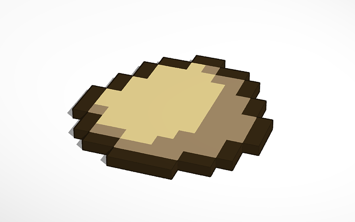 3D design Minecraft Egg - Tinkercad