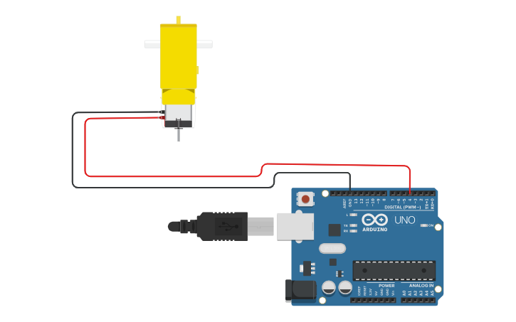 Circuit design roda gigante com arduino - Tinkercad