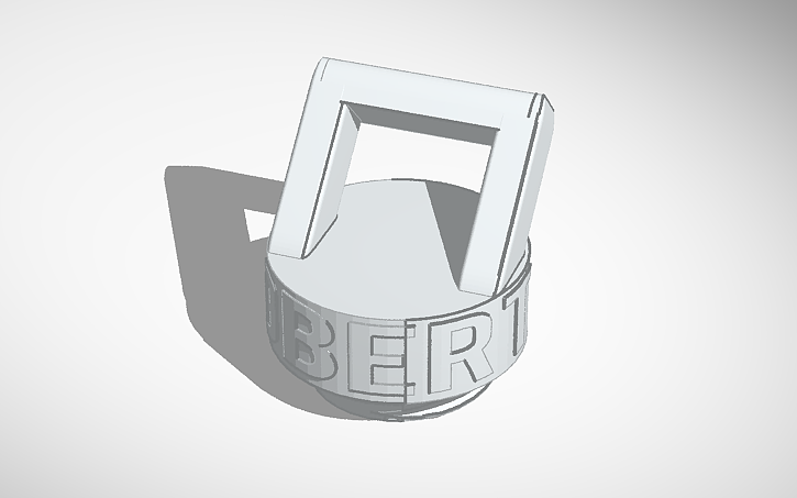 3D design Toothpick Holder Cap - Tinkercad