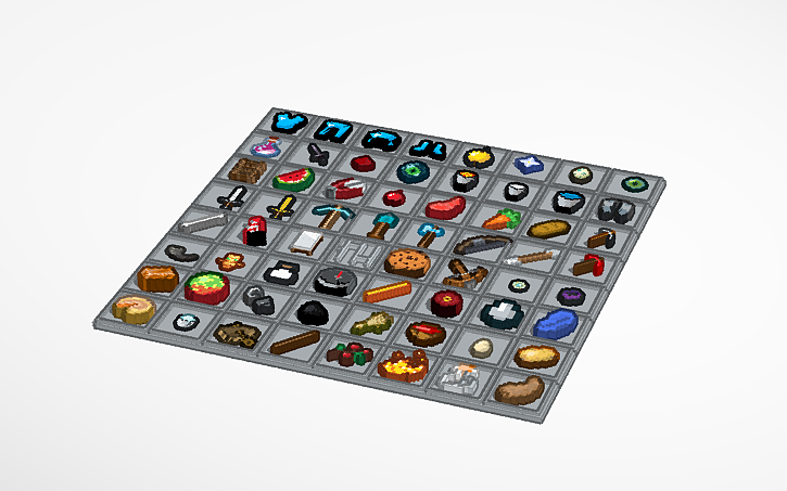 3D design Minecraft - Tinkercad
