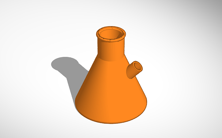 3D design matraz bong - Tinkercad