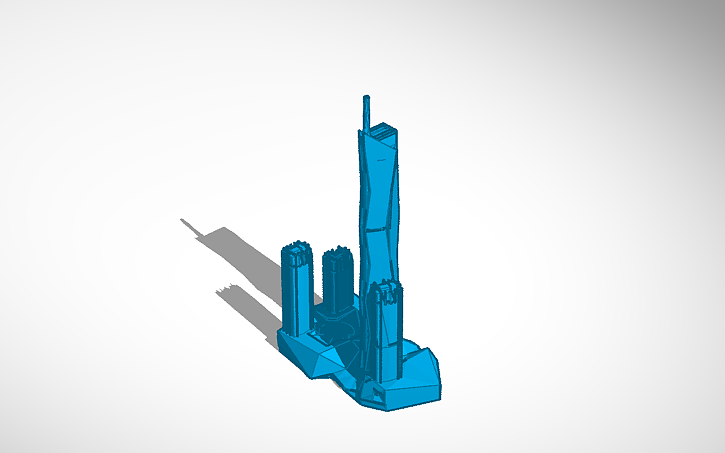 3D design Merdeka 118 - Kuala Lumpur, Malaysia - Tinkercad