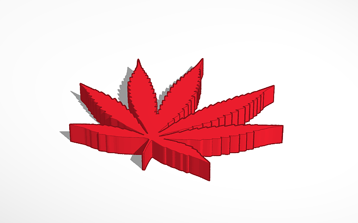 3D design WEED. - Tinkercad