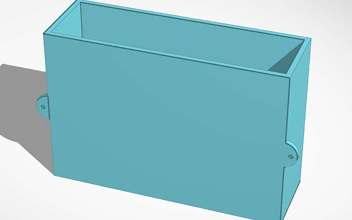 3D design Under shelf storage pod - Tinkercad
