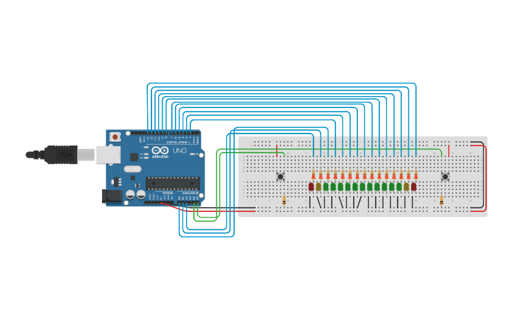 Circuit design Ping-Pong ARDUINO ANAG 12A - Tinkercad