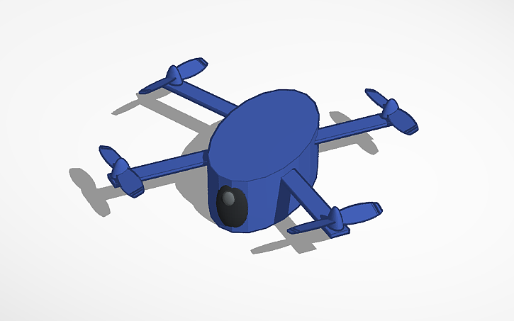 3D design drone - Tinkercad