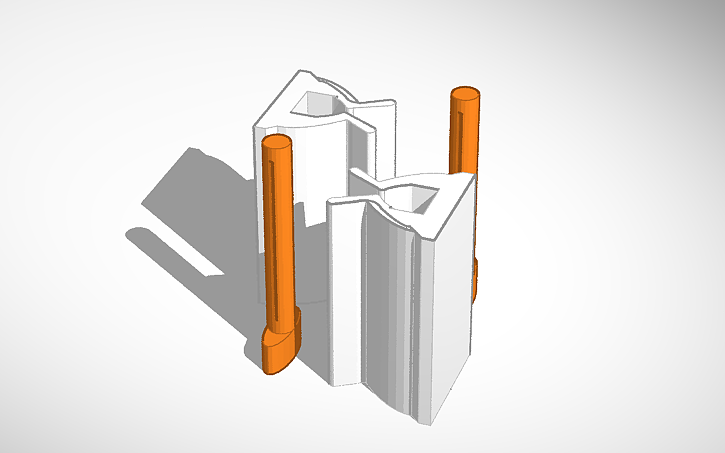 3D design 2 toothpaste holder - Tinkercad
