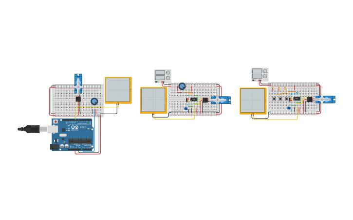 Circuit design Control de Servo NE555/Arduino - Tinkercad
