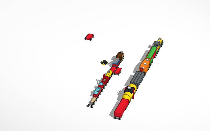 3D design Train - Tinkercad