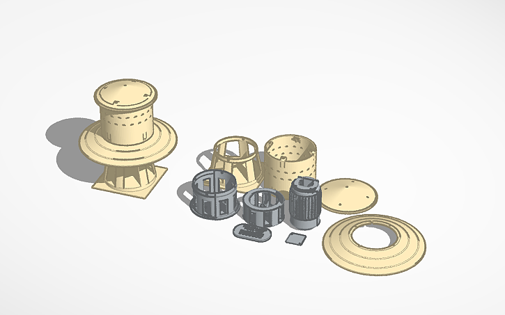 3D design Sentry Siren 3V8 Siren (130 Motor) - Tinkercad