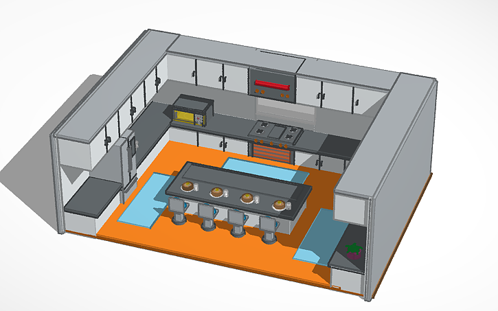3D design The Kitchen - Tinkercad
