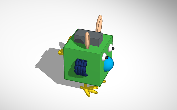 3D design stress cube - Tinkercad