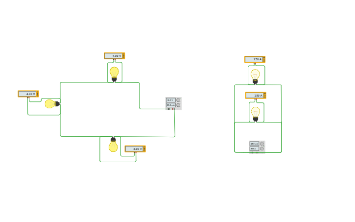 Circuit design Series and Parallel Circuits - Tinkercad