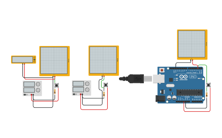 Circuit design Resistencia pull down - Tinkercad