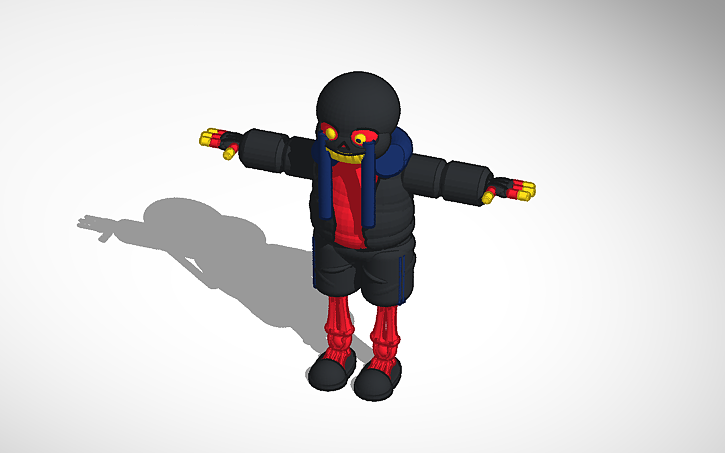 3D design Error Sans - Tinkercad