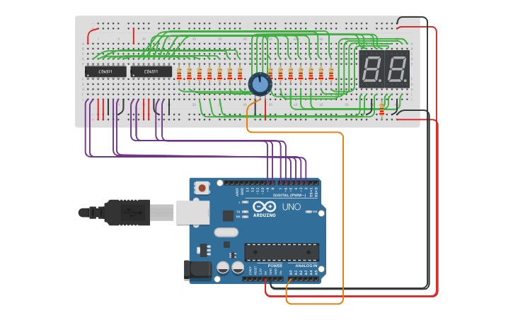 Circuit design P100-AnalogRead - Tinkercad