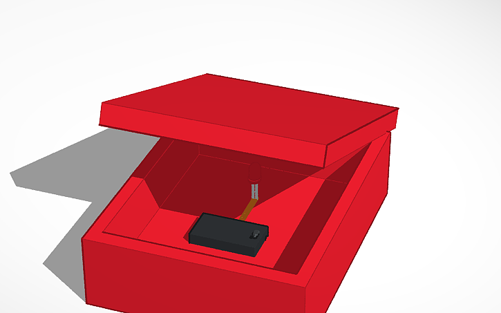 3D design led box - Tinkercad