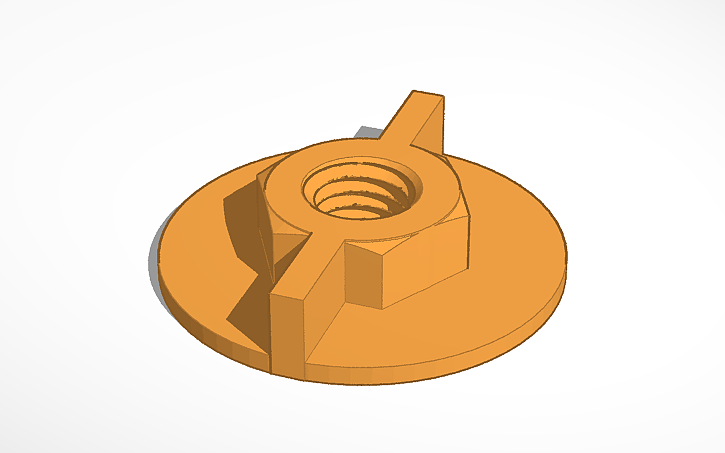 3D design Propeller Nut 36mm - Tinkercad