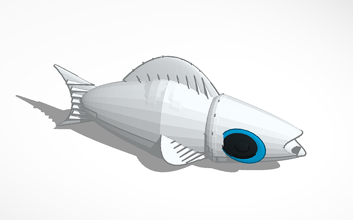 3D design fish - Tinkercad