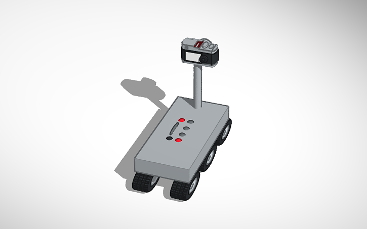 Simple Rover Tinkercad 3D design ROVER THE ROVER - Tinkercad