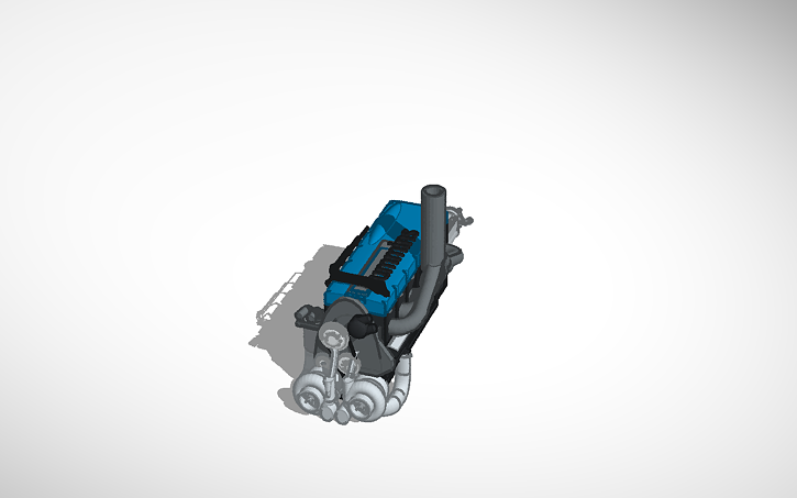 3D design Dodge cummins turbo diesel - Tinkercad