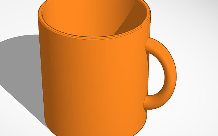 3D design RICE CUP - Tinkercad