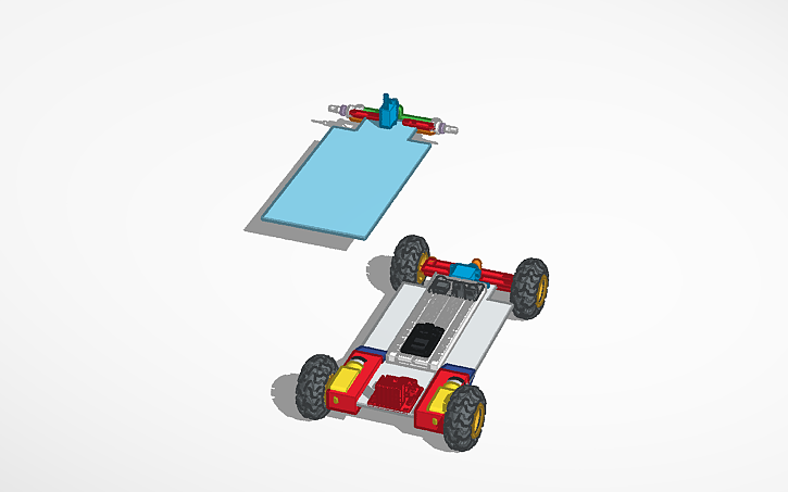3D design RC Car #1 - Tinkercad
