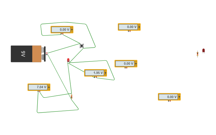 Circuit design Parallel Circuits - Tinkercad