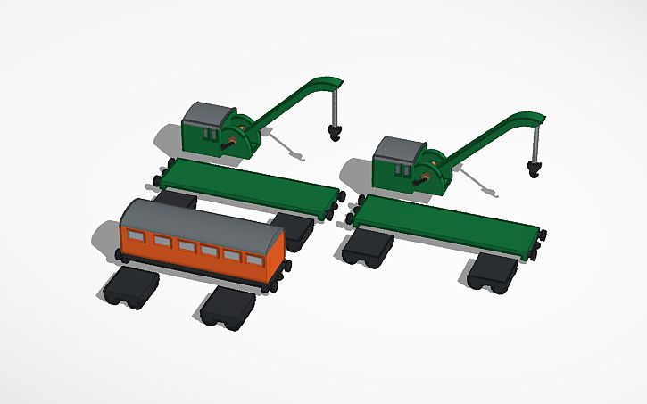 3D design TVS Breakdown Train - Tinkercad