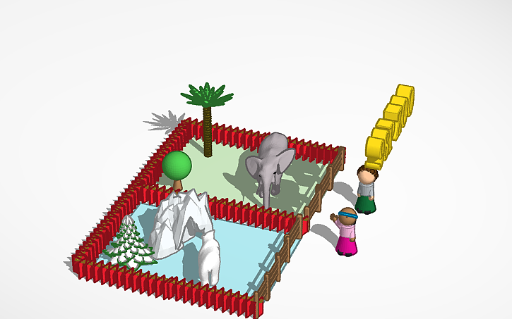 3D design 98P Zoo - Tinkercad