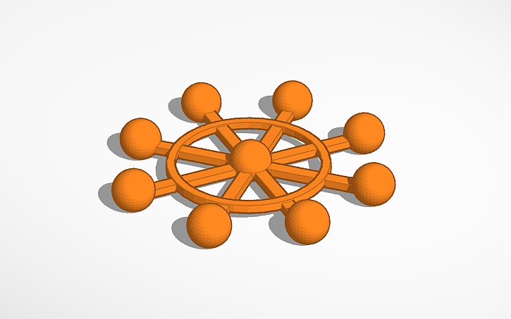 3D design Mahoraga's Wheel - Tinkercad