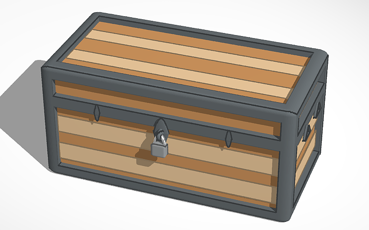 3D design Dead by Daylight Chest - Tinkercad